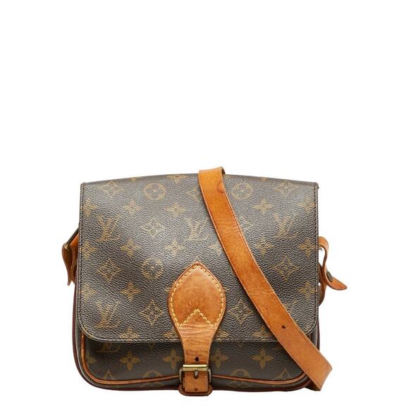 Louis Vuitton Monogram Cartouchiere MM Crossbody Bag M51253 - Picture 1 of 14